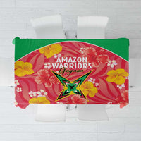 Guyana Cricket Tablecloth 2025 Go Amazon Warriors Tropical Style - Wonder Print Shop