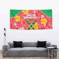 Guyana Cricket Tapestry 2025 Go Amazon Warriors Tropical Style - Wonder Print Shop