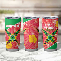 Custom Guyana Cricket Tumbler Cup 2025 Go Amazon Warriors Tropical Style - Wonder Print Shop