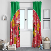 Guyana Cricket Window Curtain 2025 Go Amazon Warriors Tropical Style - Wonder Print Shop