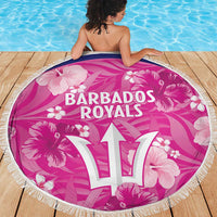 Barbados Royals Cricket Beach Blanket 2025 Go Tridents Tropical Style - Wonder Print Shop