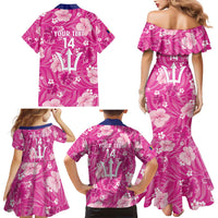 Custom Barbados Royals Cricket Family Matching Mermaid Dress and Hawaiian Shirt 2025 Go Tridents Tropical Style - Wonder Print Shop