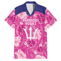 Custom Barbados Royals Cricket Family Matching Puletasi and Hawaiian Shirt 2025 Go Tridents Tropical Style - Wonder Print Shop
