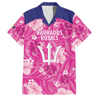 Custom Barbados Royals Cricket Family Matching Short Sleeve Bodycon Dress and Hawaiian Shirt 2025 Go Tridents Tropical Style - Wonder Print Shop