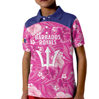 Custom Barbados Royals Cricket Kid Polo Shirt 2025 Go Tridents Tropical Style - Wonder Print Shop