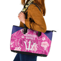 Barbados Royals Cricket Leather Tote Bag 2025 Go Tridents Tropical Style - Wonder Print Shop