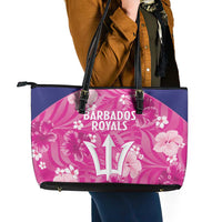 Barbados Royals Cricket Leather Tote Bag 2025 Go Tridents Tropical Style - Wonder Print Shop