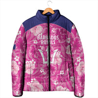 Custom Barbados Royals Cricket Padded Jacket 2025 Go Tridents Tropical Style - Wonder Print Shop