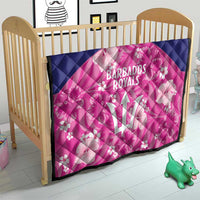 Barbados Royals Cricket Quilt 2025 Go Tridents Tropical Style - Wonder Print Shop