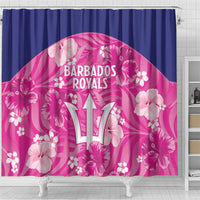 Barbados Royals Cricket Shower Curtain 2025 Go Tridents Tropical Style - Wonder Print Shop