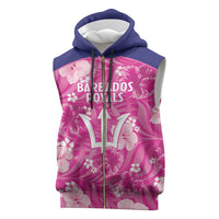 Custom Barbados Royals Cricket Sleeveless Zip Hoodie 2025 Go Tridents Tropical Style - Wonder Print Shop