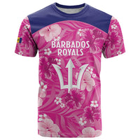 Custom Barbados Royals Cricket T Shirt 2025 Go Tridents Tropical Style - Wonder Print Shop