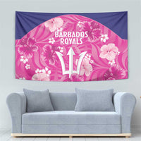 Barbados Royals Cricket Tapestry 2025 Go Tridents Tropical Style - Wonder Print Shop