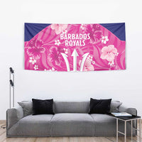 Barbados Royals Cricket Tapestry 2025 Go Tridents Tropical Style - Wonder Print Shop