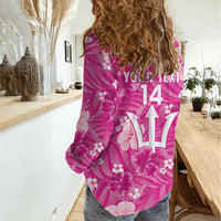 Custom Barbados Royals Cricket Women Casual Shirt 2025 Go Tridents Tropical Style - Wonder Print Shop