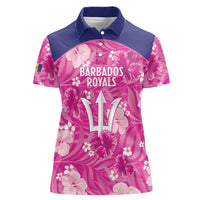Custom Barbados Royals Cricket Women Polo Shirt 2025 Go Tridents Tropical Style - Wonder Print Shop