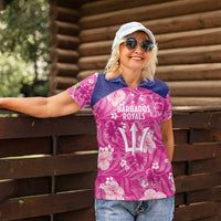 Custom Barbados Royals Cricket Women Polo Shirt 2025 Go Tridents Tropical Style - Wonder Print Shop