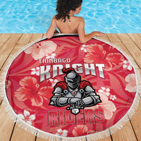 Trinidad and Tobago Cricket Beach Blanket 2025 Go Knight Riders Tropical Style - Wonder Print Shop