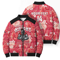 Custom Trinidad and Tobago Cricket Bomber Puffer Jacket 2025 Go Knight Riders Tropical Style - Wonder Print Shop