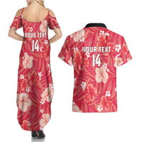 Custom Trinidad and Tobago Cricket Couples Matching Summer Maxi Dress and Hawaiian Shirt 2025 Go Knight Riders Tropical Style - Wonder Print Shop