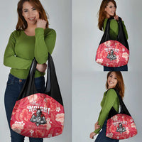 Trinidad and Tobago Cricket Grocery Bag 2025 Go Knight Riders Tropical Style - Wonder Print Shop