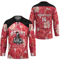 Custom Trinidad and Tobago Cricket Hockey Jersey 2025 Go Knight Riders Tropical Style - Wonder Print Shop