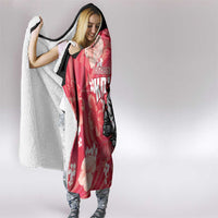 Trinidad and Tobago Cricket Hooded Blanket 2025 Go Knight Riders Tropical Style - Wonder Print Shop