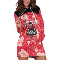 Custom Trinidad and Tobago Cricket Hoodie Dress 2025 Go Knight Riders Tropical Style - Wonder Print Shop