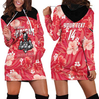 Custom Trinidad and Tobago Cricket Hoodie Dress 2025 Go Knight Riders Tropical Style - Wonder Print Shop