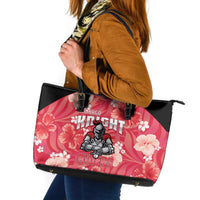 Trinidad and Tobago Cricket Leather Tote Bag 2025 Go Knight Riders Tropical Style - Wonder Print Shop