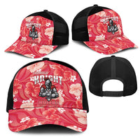 Trinidad and Tobago Cricket Mesh Trucker Cap 2025 Go Knight Riders Tropical Style - Wonder Print Shop