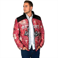 Custom Trinidad and Tobago Cricket Padded Jacket 2025 Go Knight Riders Tropical Style - Wonder Print Shop