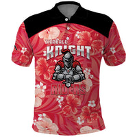 Custom Trinidad and Tobago Cricket Polo Shirt 2025 Go Knight Riders Tropical Style - Wonder Print Shop