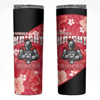 Trinidad and Tobago Cricket Skinny Tumbler 2025 Go Knight Riders Tropical Style - Wonder Print Shop