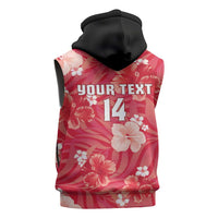 Custom Trinidad and Tobago Cricket Sleeveless Hoodie 2025 Go Knight Riders Tropical Style - Wonder Print Shop