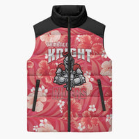 Custom Trinidad and Tobago Cricket Sleeveless Puffer Jacket 2025 Go Knight Riders Tropical Style - Wonder Print Shop