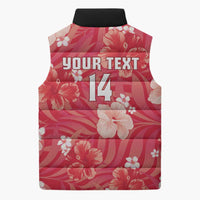 Custom Trinidad and Tobago Cricket Sleeveless Puffer Jacket 2025 Go Knight Riders Tropical Style - Wonder Print Shop