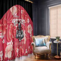 Trinidad and Tobago Cricket Window Curtain 2025 Go Knight Riders Tropical Style - Wonder Print Shop
