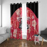 Trinidad and Tobago Cricket Window Curtain 2025 Go Knight Riders Tropical Style - Wonder Print Shop