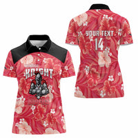 Custom Trinidad and Tobago Cricket Women Polo Shirt 2025 Go Knight Riders Tropical Style - Wonder Print Shop