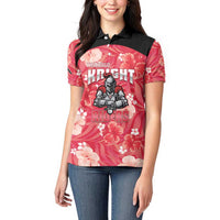 Custom Trinidad and Tobago Cricket Women Polo Shirt 2025 Go Knight Riders Tropical Style - Wonder Print Shop