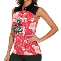 Custom Trinidad and Tobago Cricket Women Sleeveless Polo Shirt 2025 Go Knight Riders Tropical Style - Wonder Print Shop