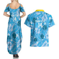Custom Saint Lucia Kings Cricket Couples Matching Summer Maxi Dress and Hawaiian Shirt 2025 Go Beinspired Tropical Style - Wonder Print Shop