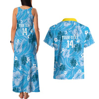 Custom Saint Lucia Kings Cricket Couples Matching Tank Maxi Dress and Hawaiian Shirt 2025 Go Beinspired Tropical Style - Wonder Print Shop