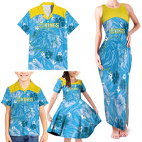 Custom Saint Lucia Kings Cricket Family Matching Tank Maxi Dress and Hawaiian Shirt 2025 Go Beinspired Tropical Style - Wonder Print Shop