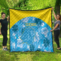 Saint Lucia Kings Cricket Quilt 2025 Go Beinspired Tropical Style - Wonder Print Shop
