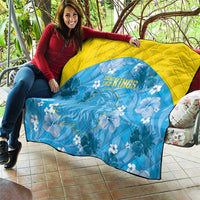 Saint Lucia Kings Cricket Quilt 2025 Go Beinspired Tropical Style - Wonder Print Shop