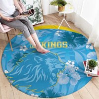 Saint Lucia Kings Cricket Round Carpet 2025 Go Beinspired Tropical Style - Wonder Print Shop
