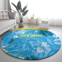 Saint Lucia Kings Cricket Round Carpet 2025 Go Beinspired Tropical Style - Wonder Print Shop