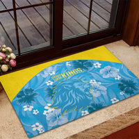 Saint Lucia Kings Cricket Rubber Doormat 2025 Go Beinspired Tropical Style - Wonder Print Shop